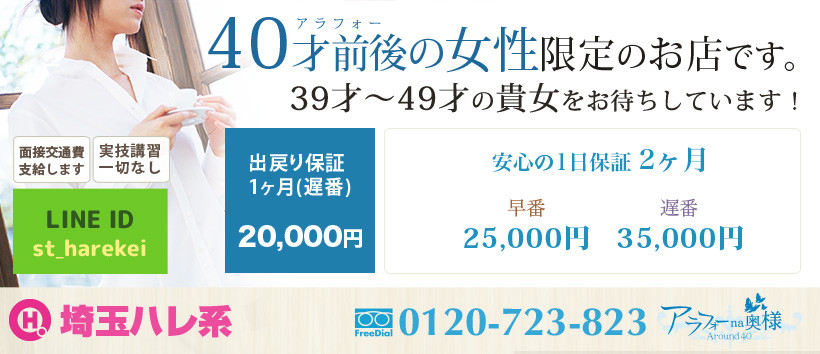 アラフォーna奥様(埼玉ハレ系)の求人