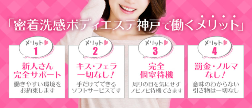 密着洗感ボディエステ神戸の求人