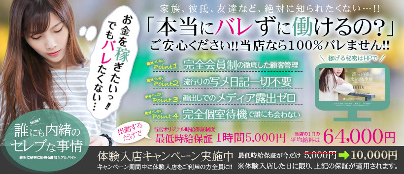 誰にも内緒のセレブな事情の求人