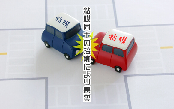 粘膜同士の接触