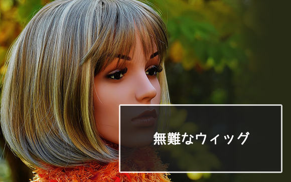 無難なウィッグ