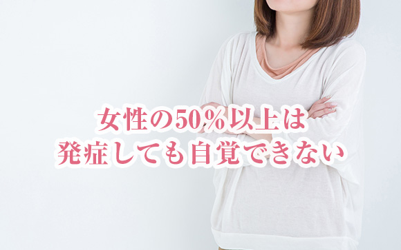 クラミジアが発症するとこんな症状が出ます