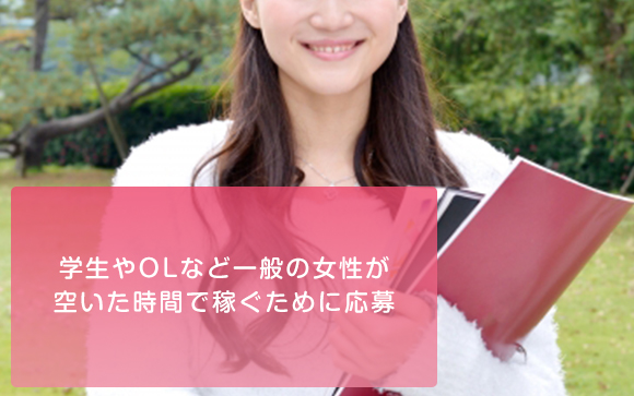 こんな女性達がプロダクションへ応募しています