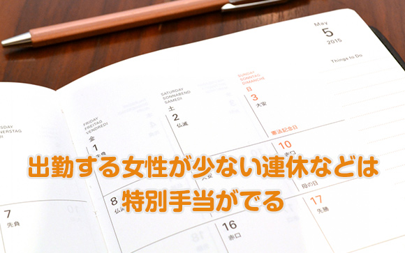 特別出勤手当