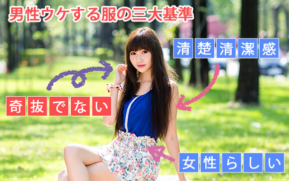 男性が女性に着て欲しいのは