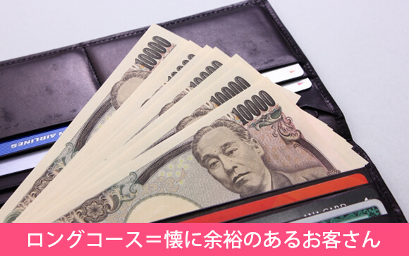 ロングコースは新規のお客さんでもあり得る