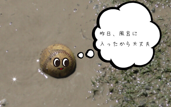 汚いと思っていないから