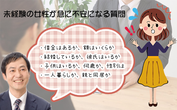 未経験者を驚かせる風俗面接