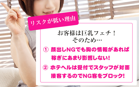 絶対バレたくないなら専門店でホテヘルがオススメ☆