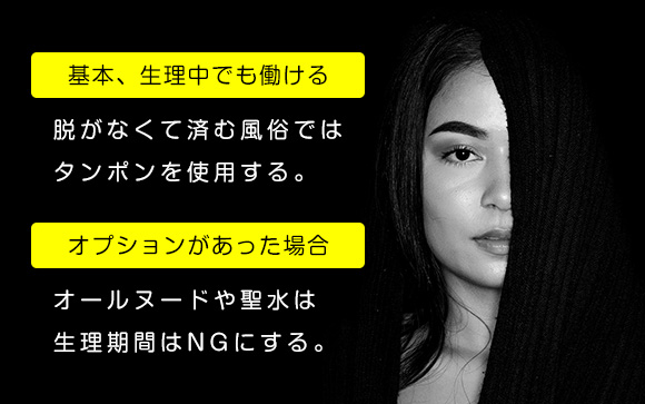 エステ・性感・オナクラの場合