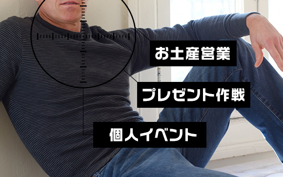 こんな営業で狙い撃ち