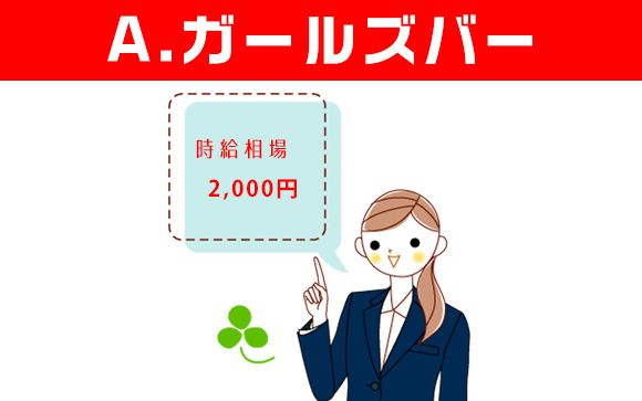 ガールズバーに向く人、向かない人