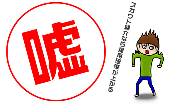 自分で応募するより採用確率が上がる