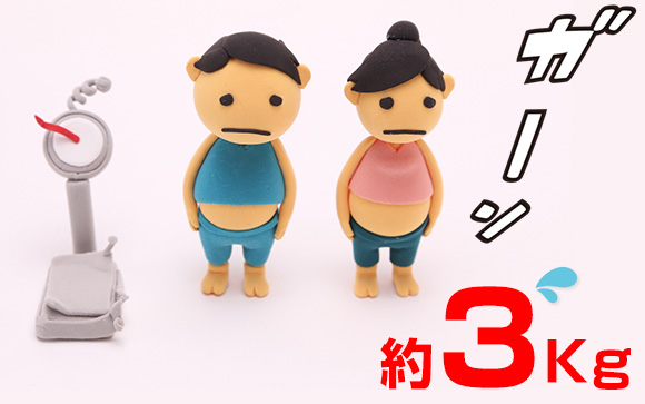 平均2.6～3.3キロ増
