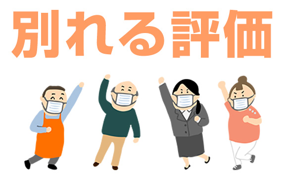 皆の評価は？