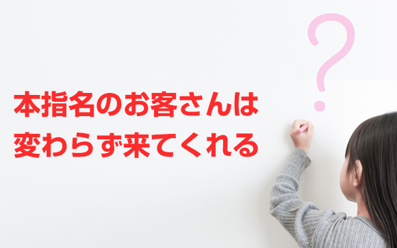 Q5．本指名のお客さんは、変わらず来てくれる？