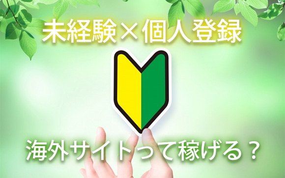 未経験者が個人で海外サイトに登録しても稼げる？