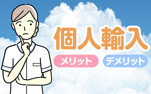 個人輸入のメリットとデメリット