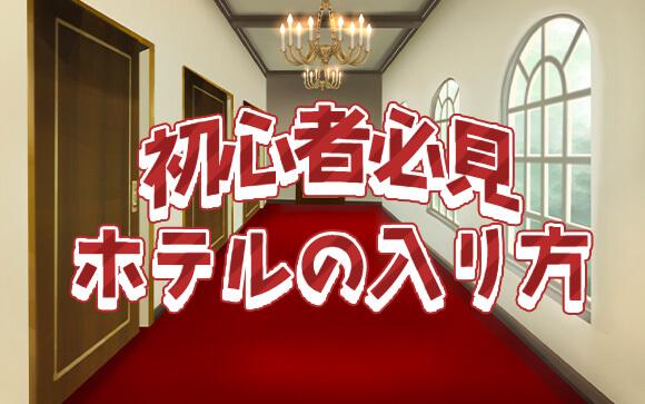 初心者必見！ホテルの入り方