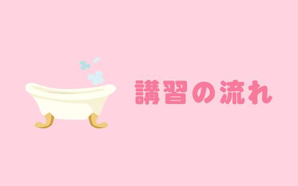 ソープの実技講習の流れを紹介