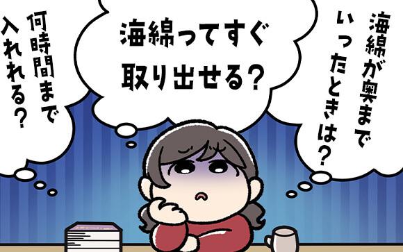 海綿ってすぐ取り出せる？