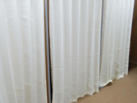 カーテンを閉めればプライベートも確保出来ます。