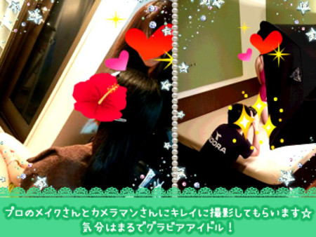ヘアメイクさん常駐