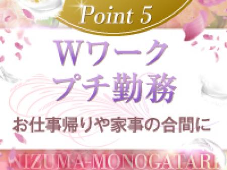 Wワーク・家事の合間でも!
