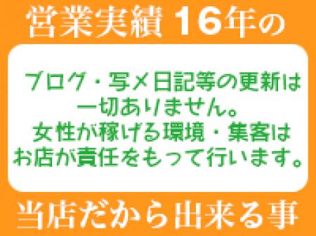 ブログ・写メ日記等の更新は一切ありません