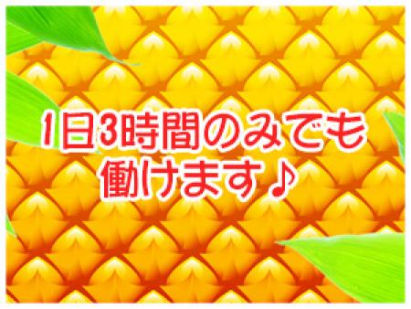 1日3時間のみでも働けます♪
