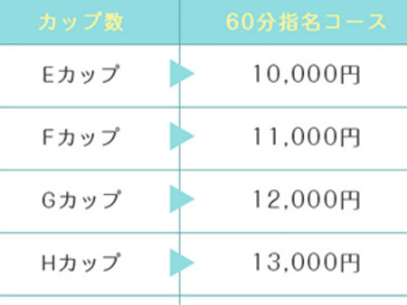 カップ数による最低給与保証