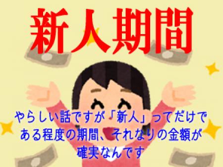 新人期間だけでも大歓迎!
