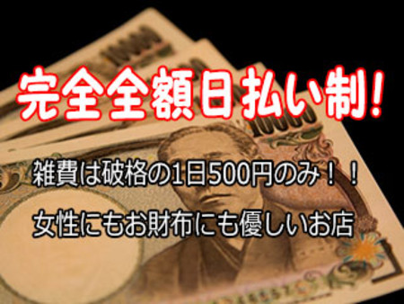 完全日払い制です
