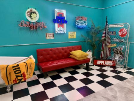 ポップで可愛いアメリカンブース