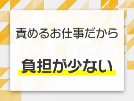 責めるお仕事だから負担が少ない