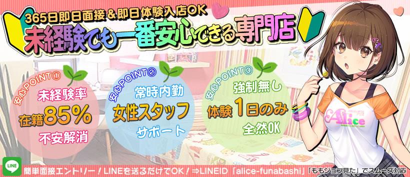 究極の素人専門店 Alice-アリス-の求人
