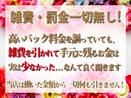 雑費・罰金は一切ありません!