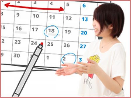 シフトは一週間単位の申告制
