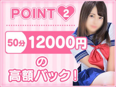 50分12000円の高額バック!