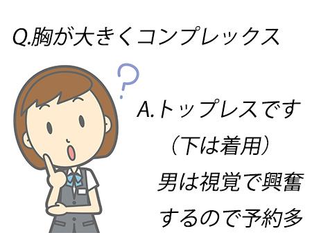 胸がコンプレックスなんです