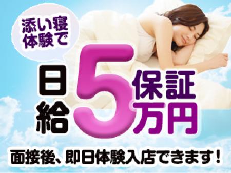 添い寝体験で全員に日給5万円保証
