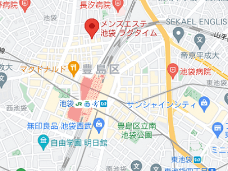 池袋駅「西口(北)」徒歩3分です!