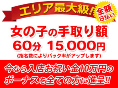 只今、新人さん入店強化キャンペーン中♪