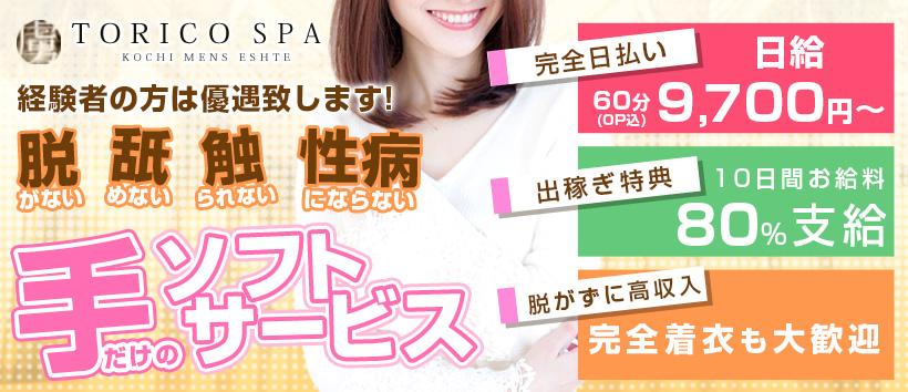 出張メンズエステ TORICO SPA 高知店の求人