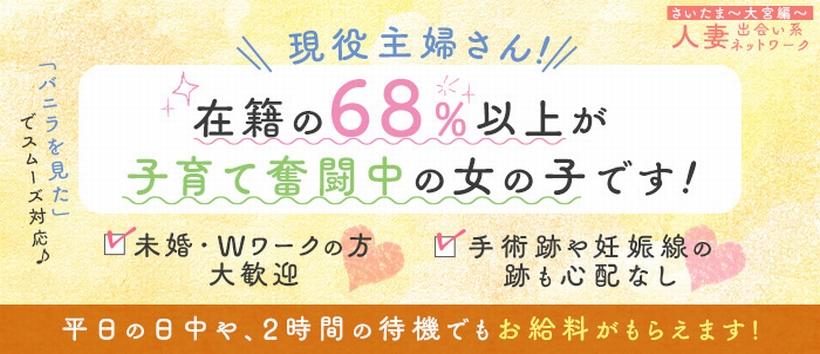 出会い系人妻ネットワーク 春日部~岩槻編の求人