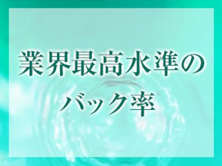 業界最高水準のバック率