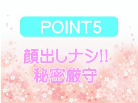 顔出しナシ・秘密厳守