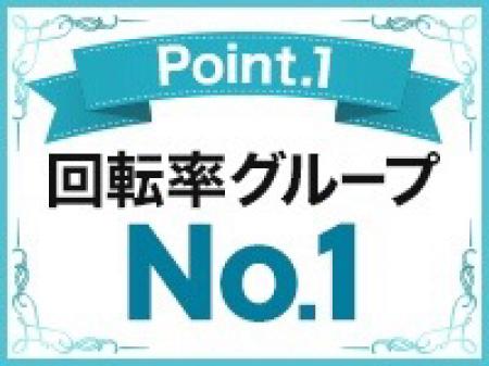 グループNo.1の回転率を誇ります♪