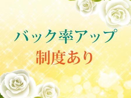 バック率アップ制度あり