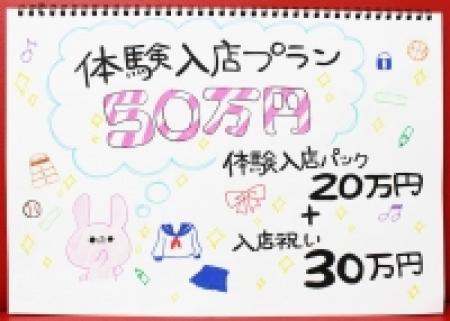 体験入店プラン50万円!!